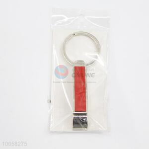 Red Zinc Alloy Opener Key Ring/Key Chain