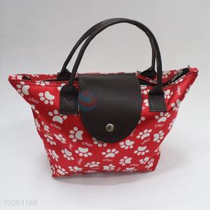 Fashion satin material bag hand bag for women