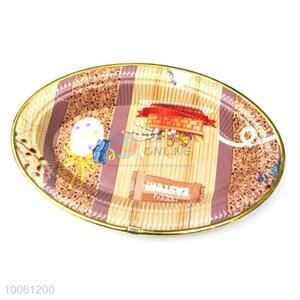 Factory direct PP round shape three-pieces set tray fruit dish