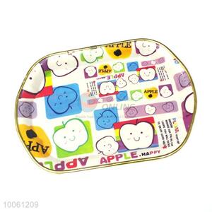 Wholesale cute pattern oval shape three-pieces set PP tray