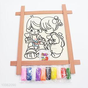 Kids Wooden Drawing Board Doodle Board