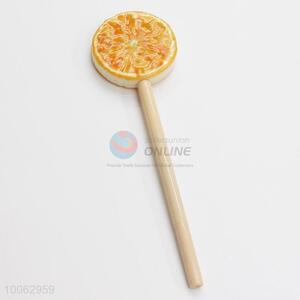 Hot Sale 15.5*4.5cm Lemon Lollipop Shaped Ball-point Pen