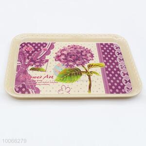 Newest Rectangle Melamine Flat Food Tray