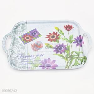 Cute printed melamine tray for restaurant/home