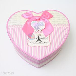 New Design Paper Gift Packaging Box, Heart-shaped Gift Box