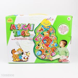 Funny animals musical baby blanket/educational toys