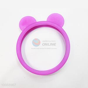 Purple Bear Ear Phone Case Bumper Border Silicone Bracelet