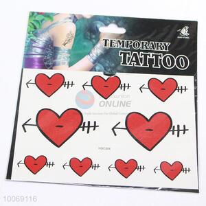 New Arrival Hearts Shaped Body Waterproof Temporary Tattoo Sticker for Decoration