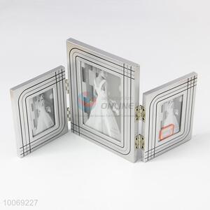 Decorative three sided photo frame aluminum alloy photo frame