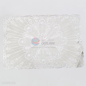 Silver color dinner table mat ,dinner placemat