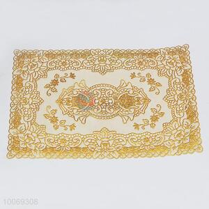 Golden Color PVC Printing Dinner Table Placemat
