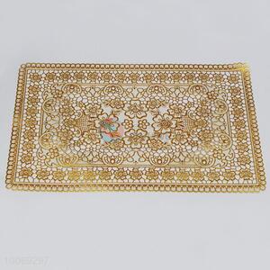 New fashion golden printed pvc dinner placemats