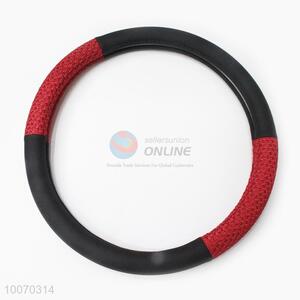 Red&Black PU Car Steering Wheel Cover