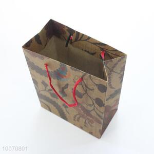 2016 new design brown paper gift bag