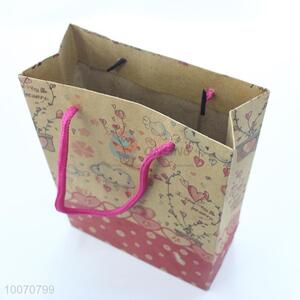 Custom cute brown paper gift bag