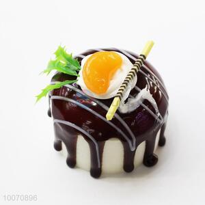 Chocolate Round Cake Fridge Magnet