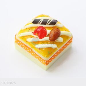 Square Cake with Cookies Fridge Magnet