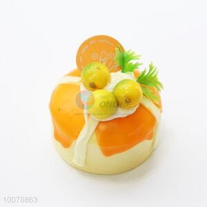 Round Cupcake with Kumquat Fridge Magnet