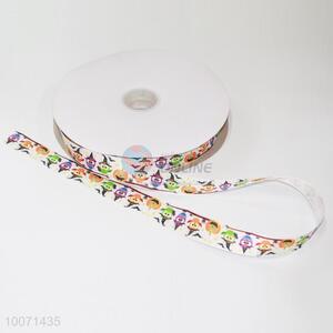 Halloween cute 100% polyester grosgrain ribbon