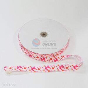Wholesale gift wrapping ribbon/ribbon printed with flower