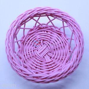 Wholesale New Design Plastic Hand-woven Candy Basket