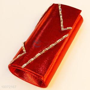 Wholesale low price red women evening bag