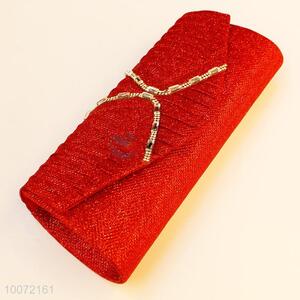 Wholesale red evening clutch bag lady party bag