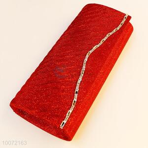 Fashionable red lady party bag evening bag clutch bag