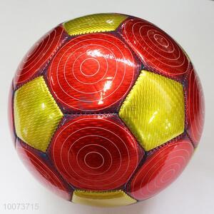 Gold-red NO.5 EVA football