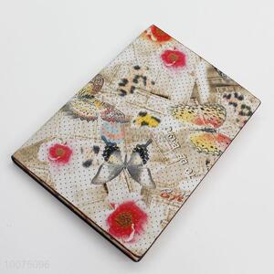 Fashion multihole leather notebook