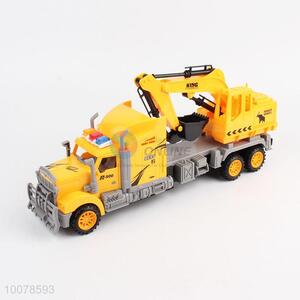 Christmas promotion amusement kids toy inertia excavator