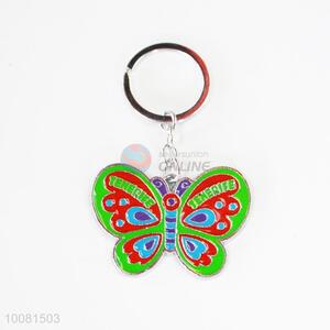 Butterfly Zine Alloy Metal Key Chain/Key Ring