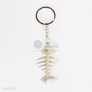 Fish Bone Zine Alloy Metal Key Chain/Key Ring