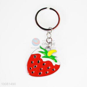 Strawberry Zine Alloy Metal Key Chain/Key Ring
