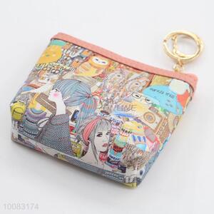 Retro PU leather coin purse for lady