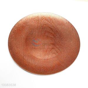 Utility red round plastic tray salver for wholesale