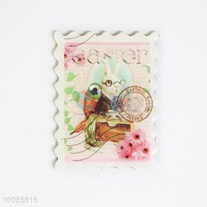 Happy Easter Postage Stamp Shaped Crystal Glass Fridge Magnet