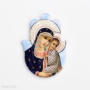 Portrayal Hand Shaped Ceramic Fridge Magnet