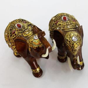 Wholesale crafts resin lucky elephant home decoration