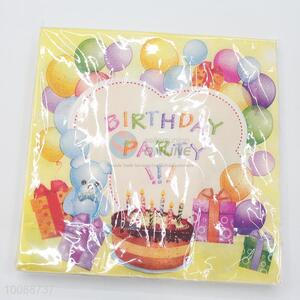 Birthday Party Printed Paper Napkins