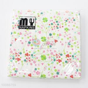 Printed paper serviettes paper napkin for wedding