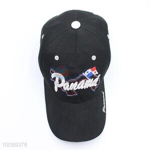 Hot sale fancy balck custom cotton fabric Baseball Hat
