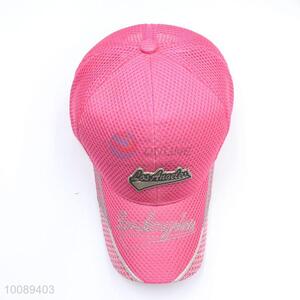 Custom pink embroidery unisex cotton fabric baseball cap