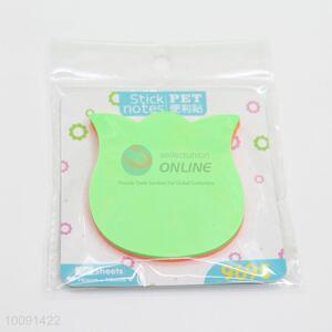 Hot Sale Green&Orange Jellyfish Shape Sticky Note Pad