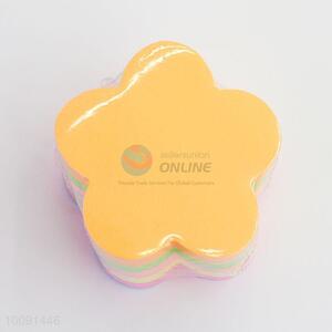 Top Selling Flower Shaped Self-adhesive Sticky Note, Multicolor Memo Pad for Students
