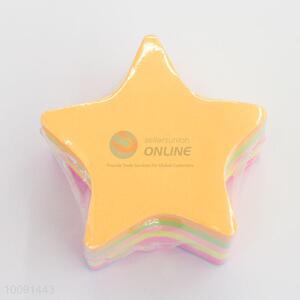 Popular Five-pointed Star Shaped Self-adhesive Sticky Note, Multicolor Memo Pad for Students