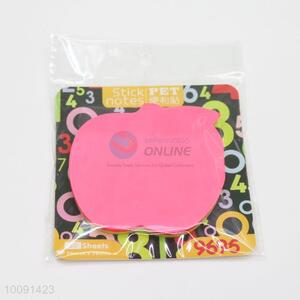 Best Selling Pink&Green Apple Shape Sticky Note Pad, Sticky Memo Pad