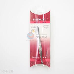 Latest Design Cosmetic Stainless Steel Eyebrow Tweezers, Girls' Eyebrow Clip