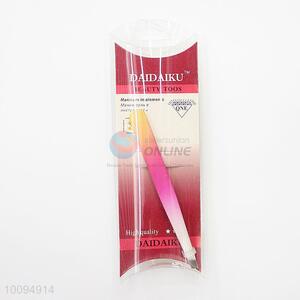 New Design Stainless Steel Eyebrow Tweezers, Make Up Tweezers