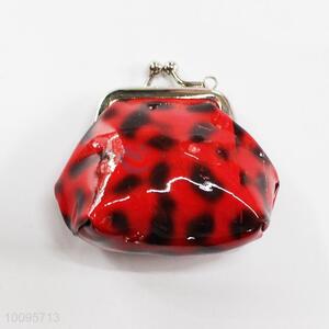 Red Coin Holder,Coin Pouch,Coin Purse with Key Ring